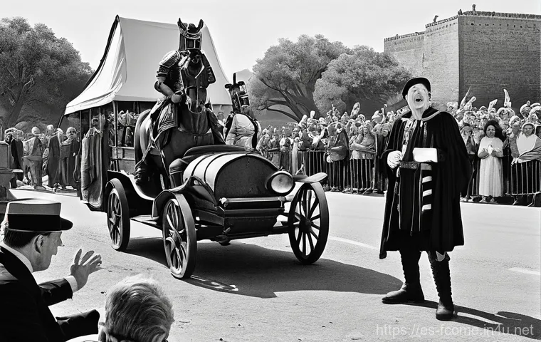 Mel Brooks 코미디 영화 감독과 배우 - **Prompt 2: Mel Brooks: The Master of Parody**
    An vibrant, illustrative painting in a whimsical,...